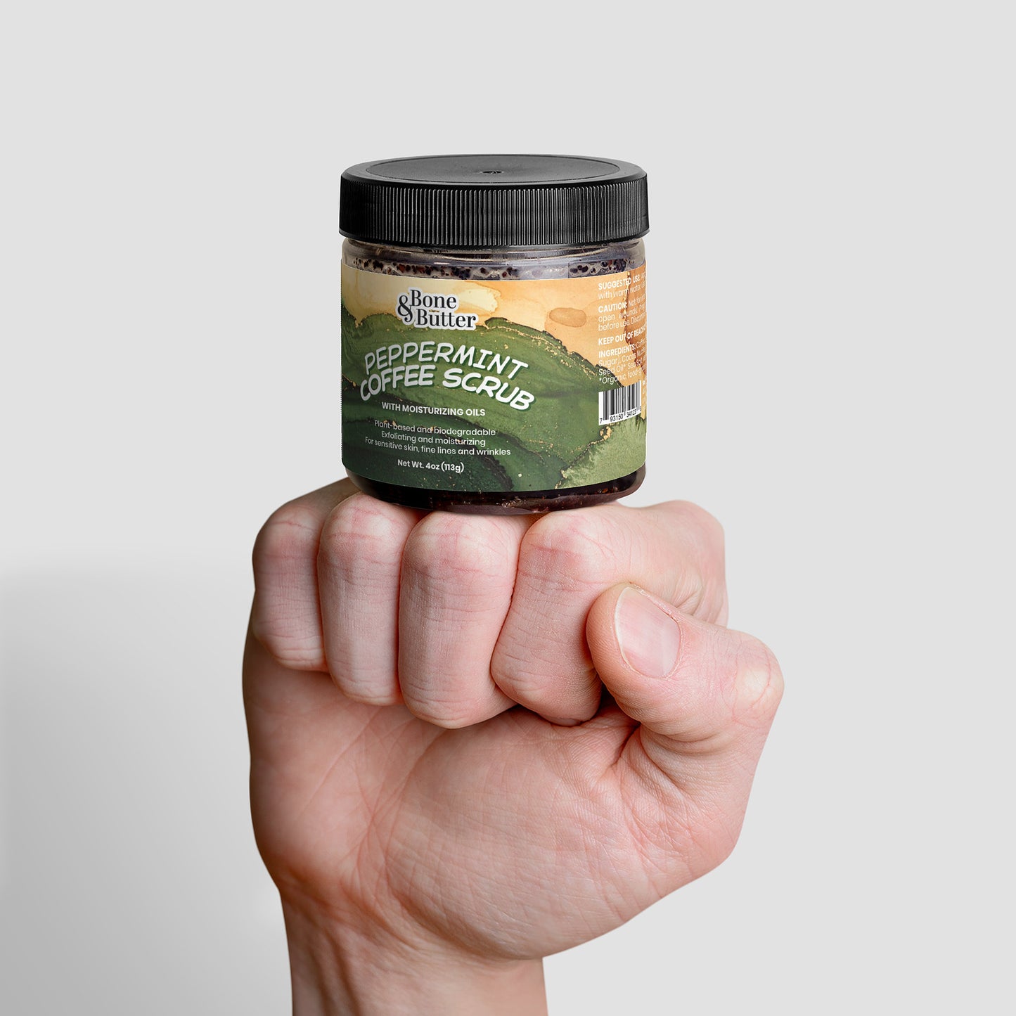 Peppermint Coffee Scrub 4oz
