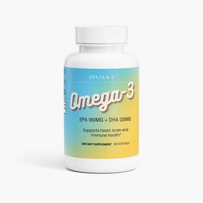 Omega-3 EPA 180mg + DHA 120mg - 100 Ct