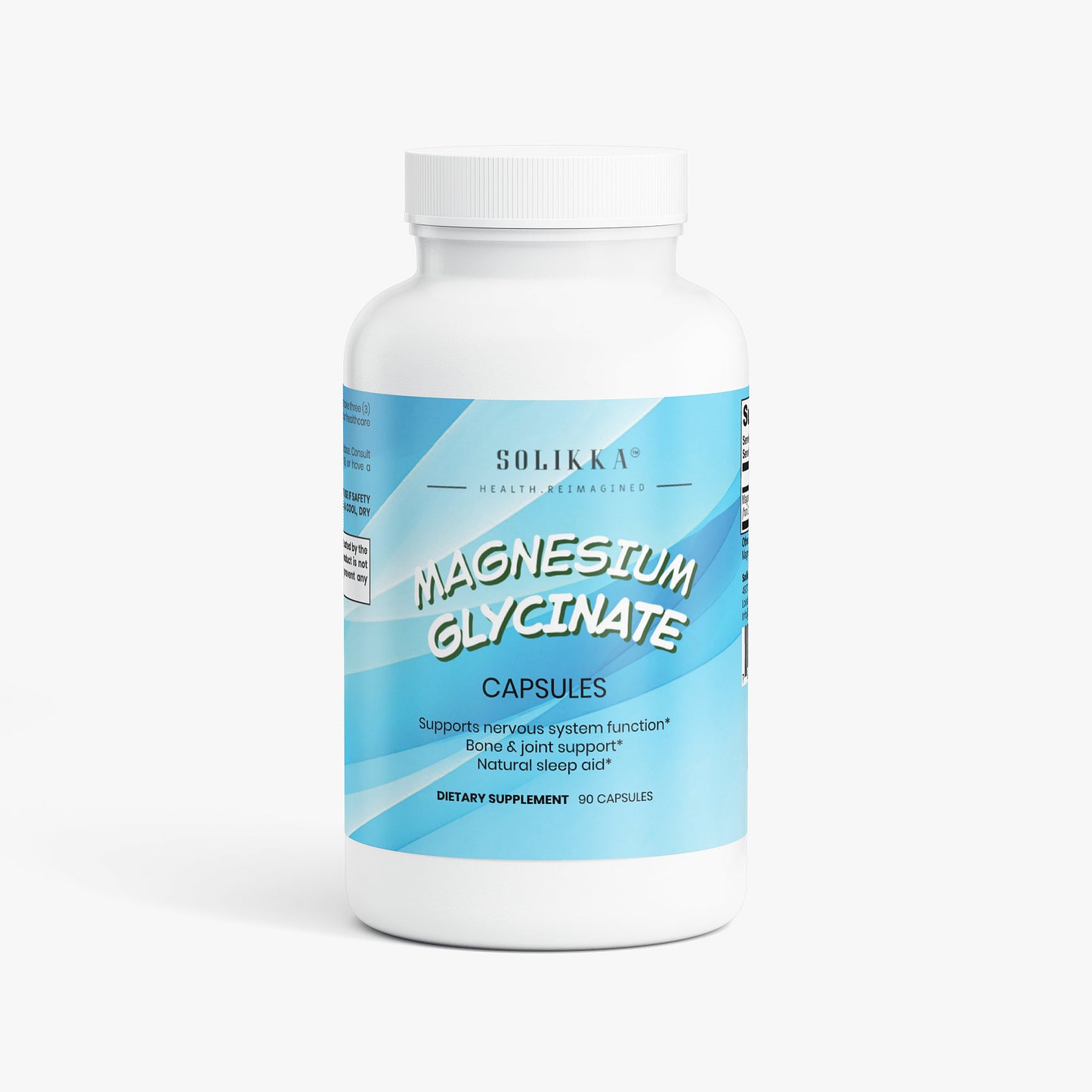 Solikka Magnesium Glycinate Capsules 90 Ct