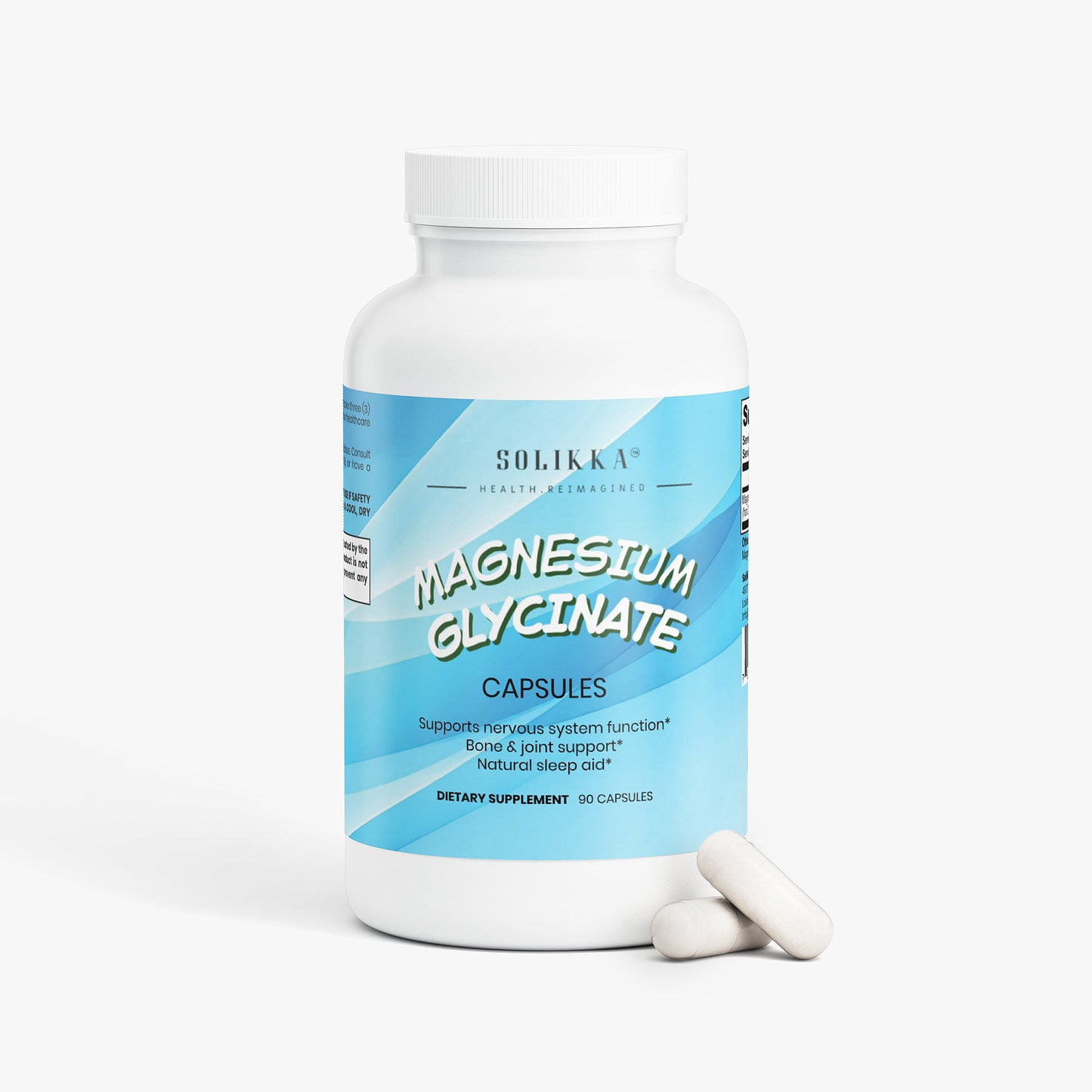 Solikka Magnesium Glycinate Capsules 90 Ct