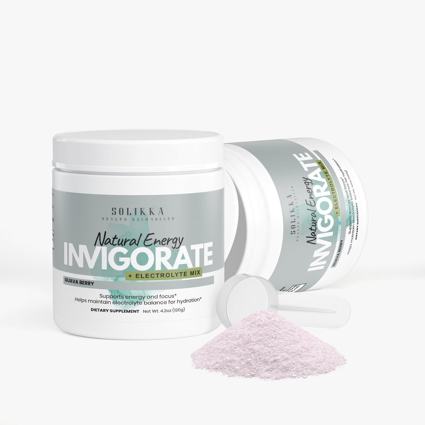 Invigorate Natural Energy + Electrolyte Mix Guava Berry Guava Berry 4.9 Oz