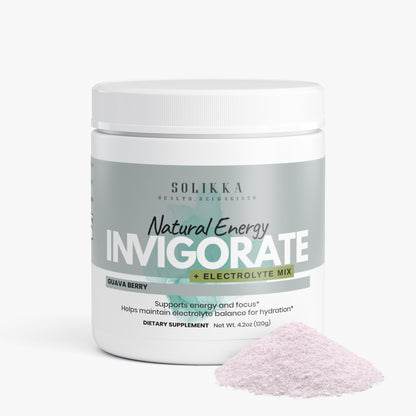 Invigorate Natural Energy + Electrolyte Mix Guava Berry Guava Berry 4.9 Oz