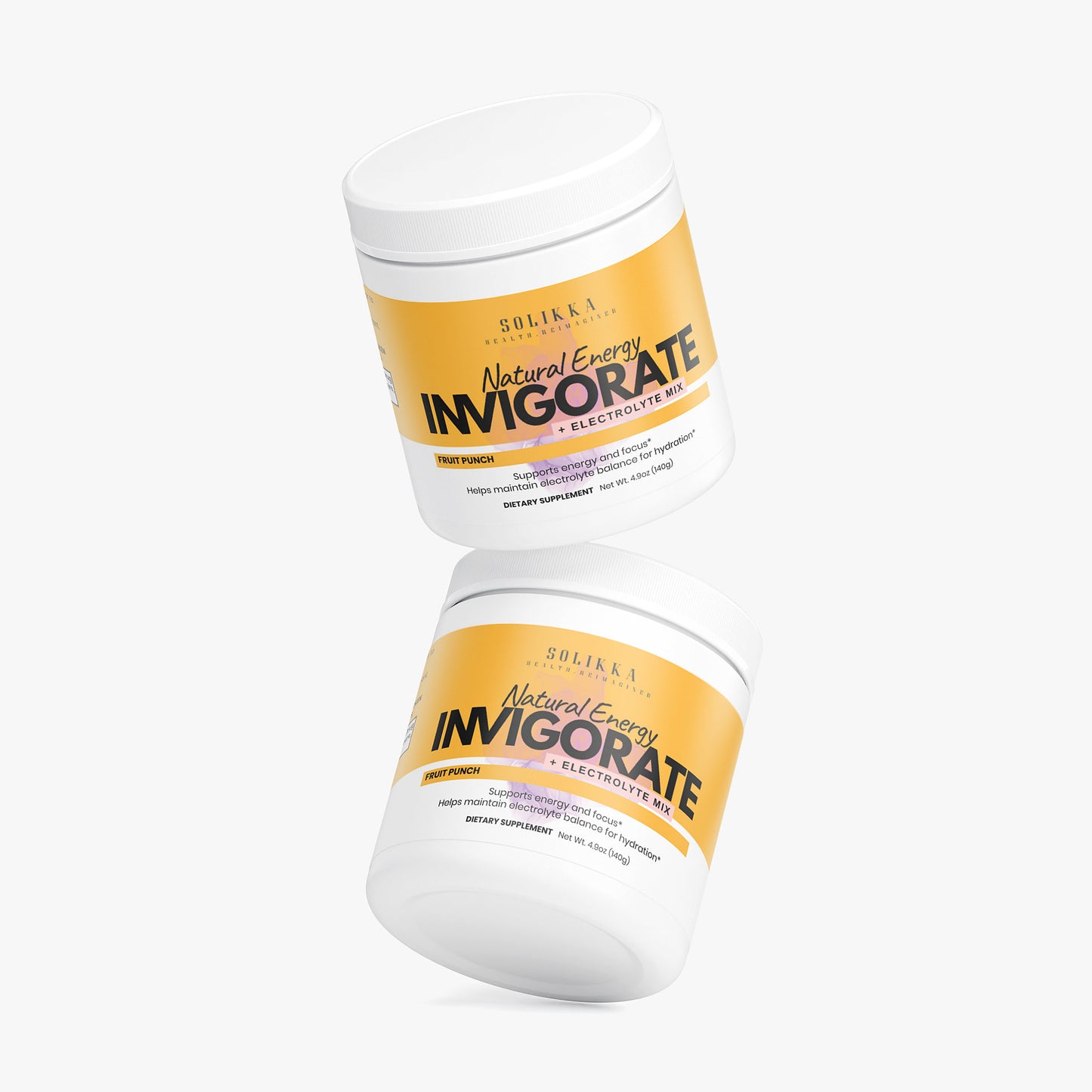 Invigorate Natural Energy + Electrolyte Mix Fruit Punch 4.9 Oz