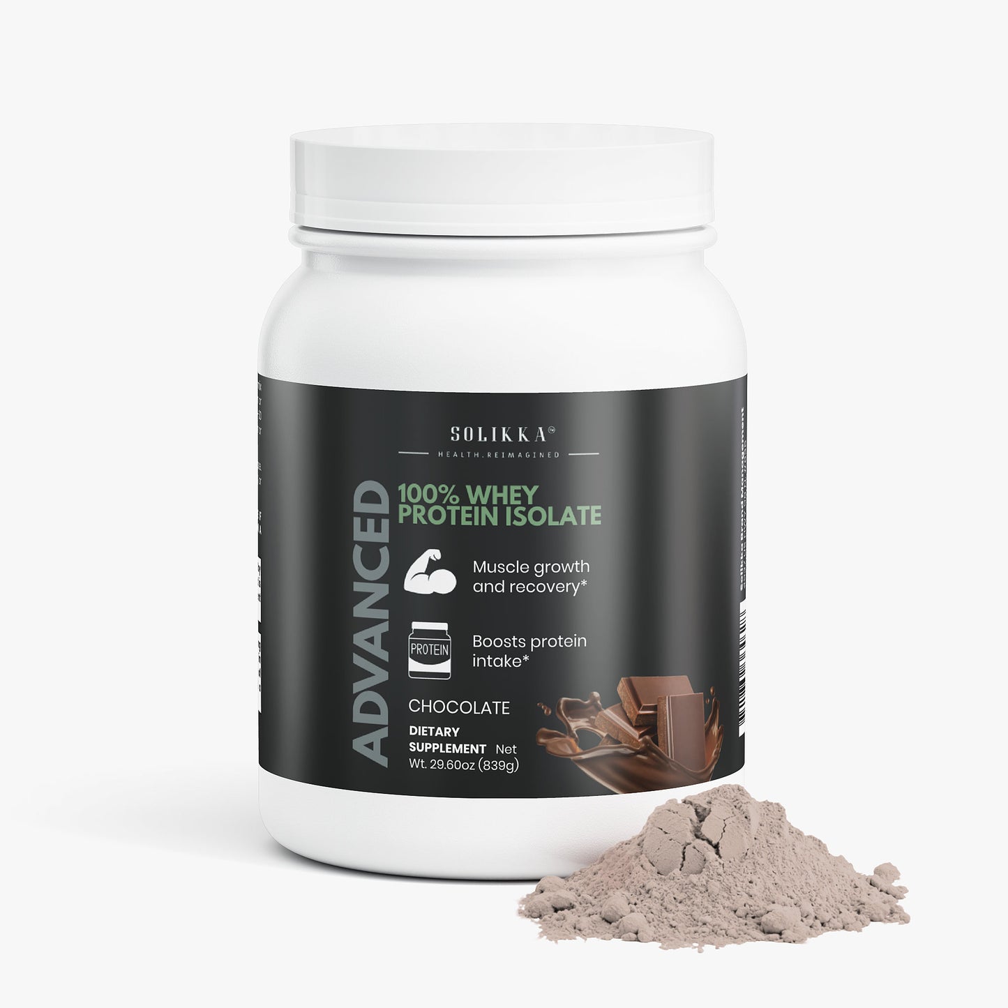 Advanced 100% Whey Protein Isolate (Chocolate) 29.6 Oz