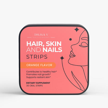 Hair, Skin & Nails Strips Orange Flavor 30 Oral Strips