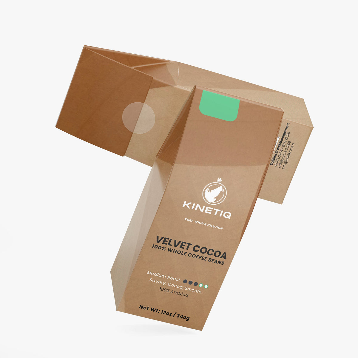 solikka Velvet Cocoa Coffee (Medium Roast) 12 Oz