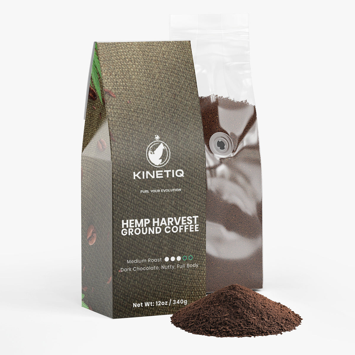 solikka Hemp Harvest Coffee (Medium Roast) 12 Oz