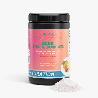 BCAA Shock Powder (Fruit Punch) 11 Oz
