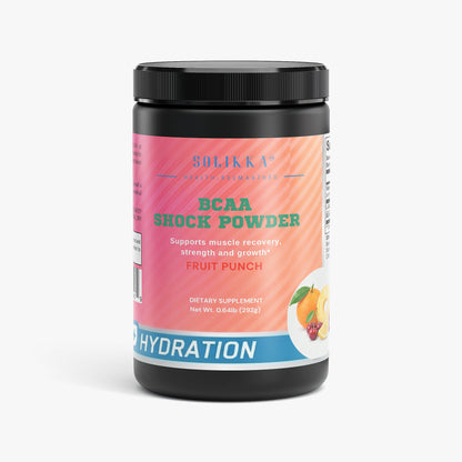 BCAA Shock Powder (Fruit Punch) 11 Oz