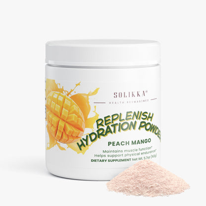 Replenish Electrolyte Mix Peach Mango 5.7 Oz