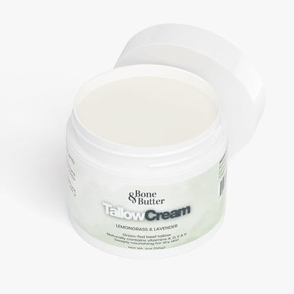 Bone & Butter Tallow Cream Lemongrass & Lavender 2 Oz
