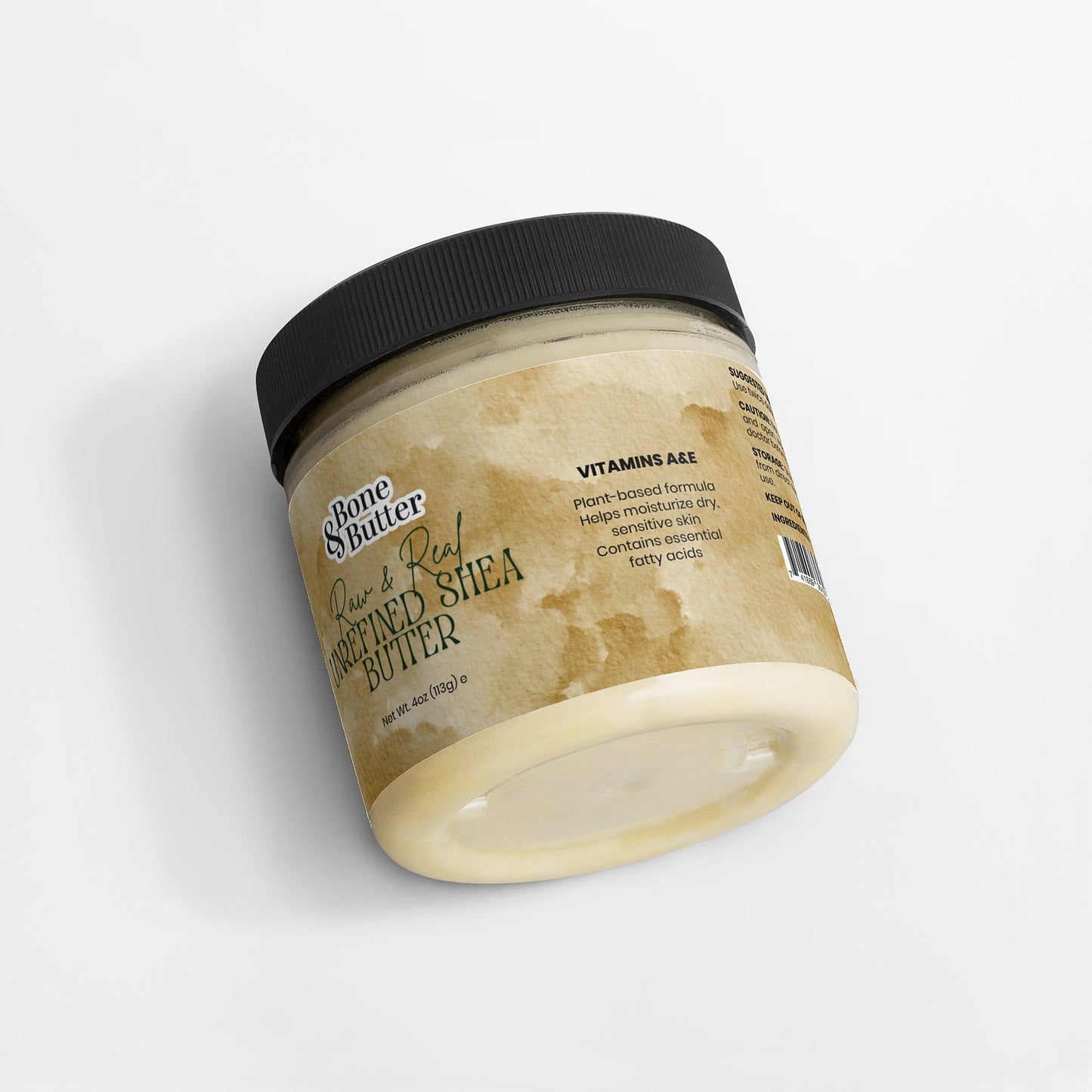 Bone & Butter Raw Shea Butter 4 Oz