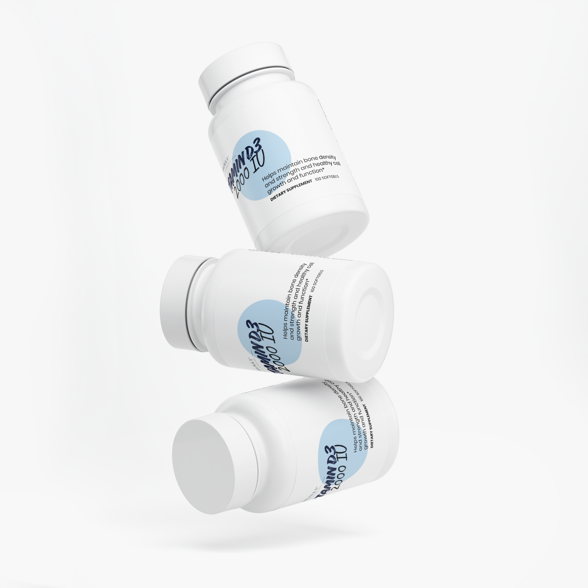 solikka Vitamin D3 2,000 IU 100 Soft gels