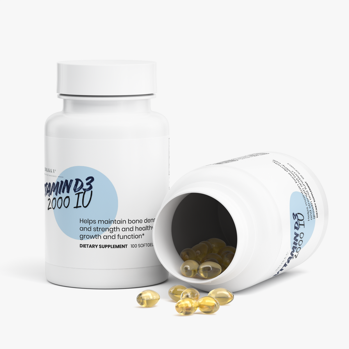 solikka Vitamin D3 2,000 IU 100 Soft gels