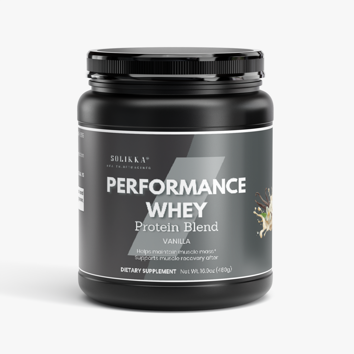 solikka Performance Whey Protein Blend (Vanilla) 16.9 Oz