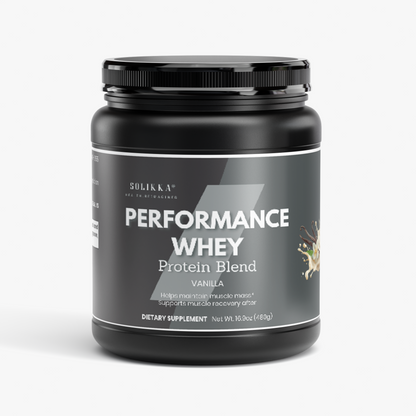 solikka Performance Whey Protein Blend (Vanilla) 16.9 Oz