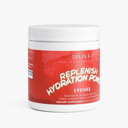 Solikka Replenish Electrolyte Mix Lychee 5.7 Oz