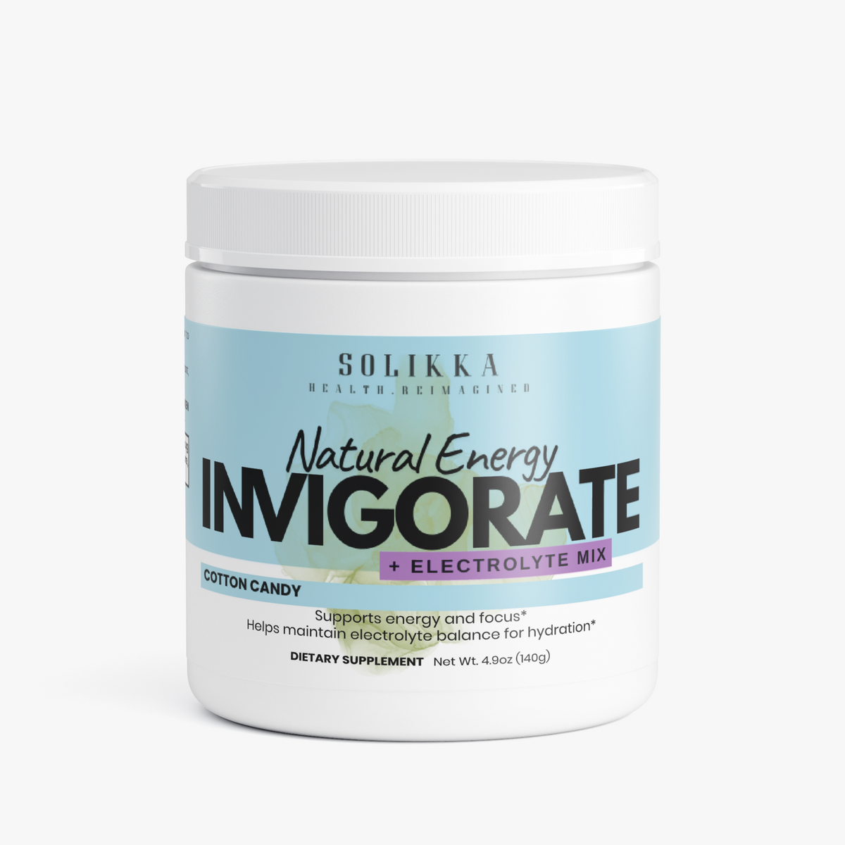 Invigorate w/Natural Energy+Electrolytes (Cotton Candy)