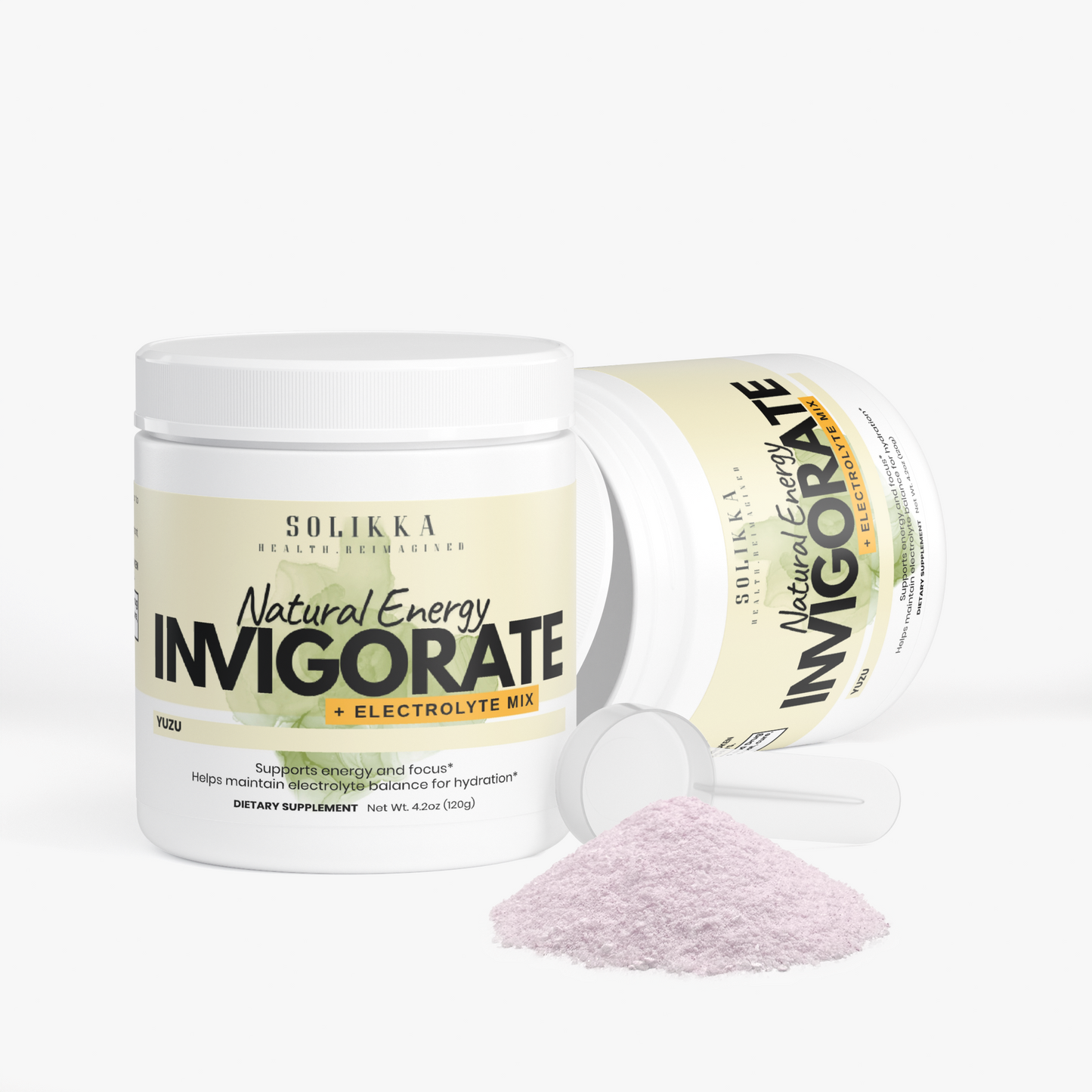 Invigorate Natural Energy + Electrolyte Mix Yuzu 4.9 Oz