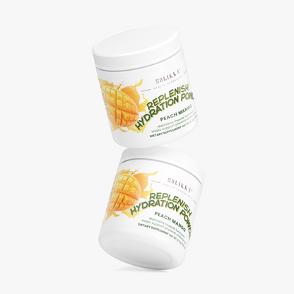 Solikka Replenish Electrolyte Mix Peach Mango 5.7 Oz