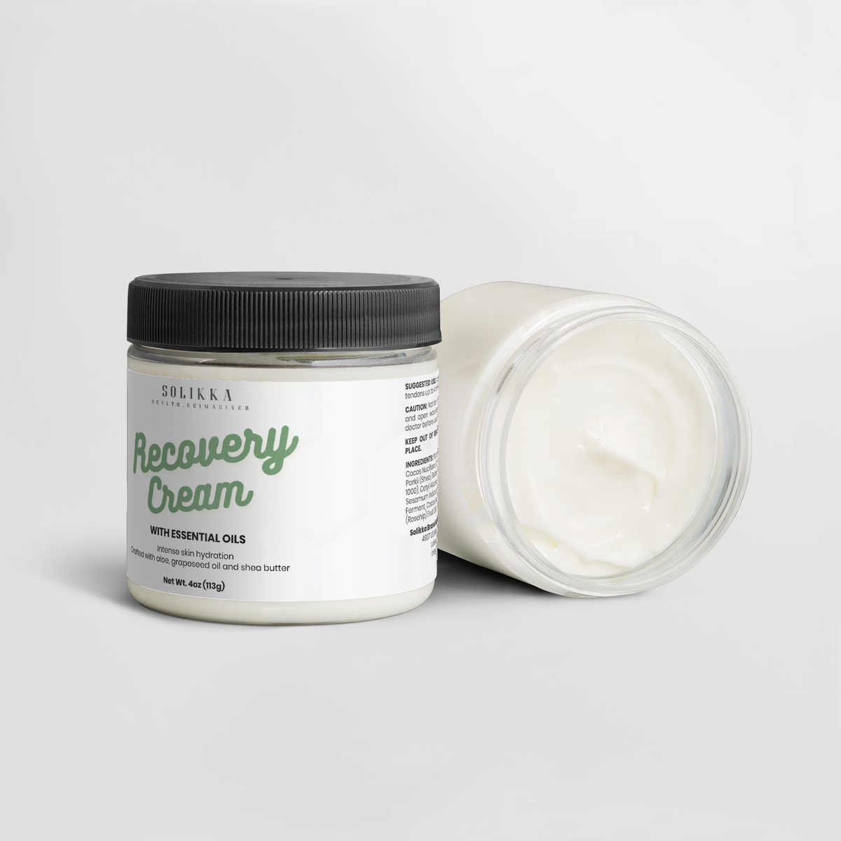 solikka Recovery Cream 4 oz