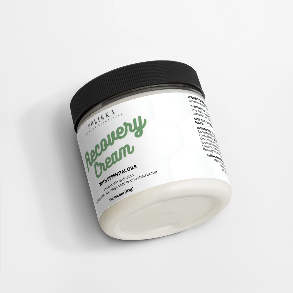 solikka Recovery Cream 4 oz