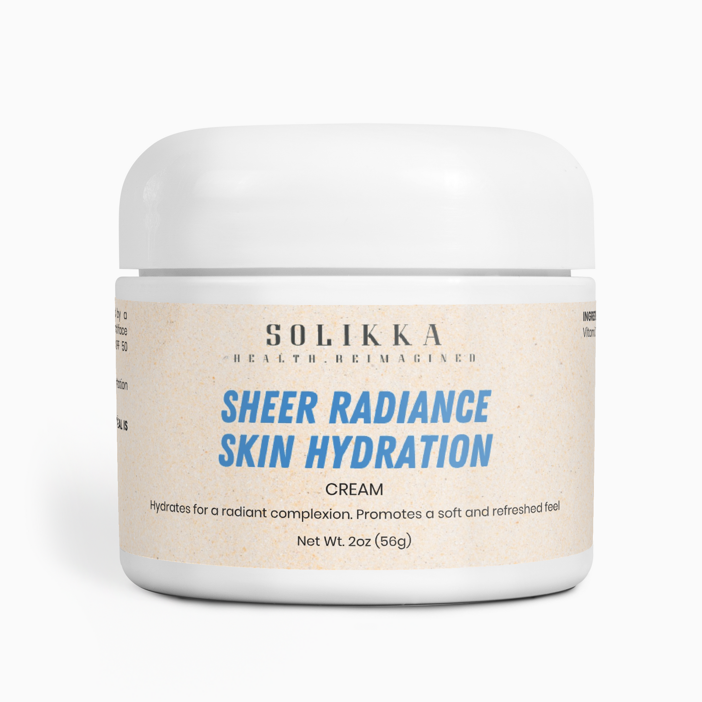 Sheer Radiance Skin Hydration Cream 2 Oz