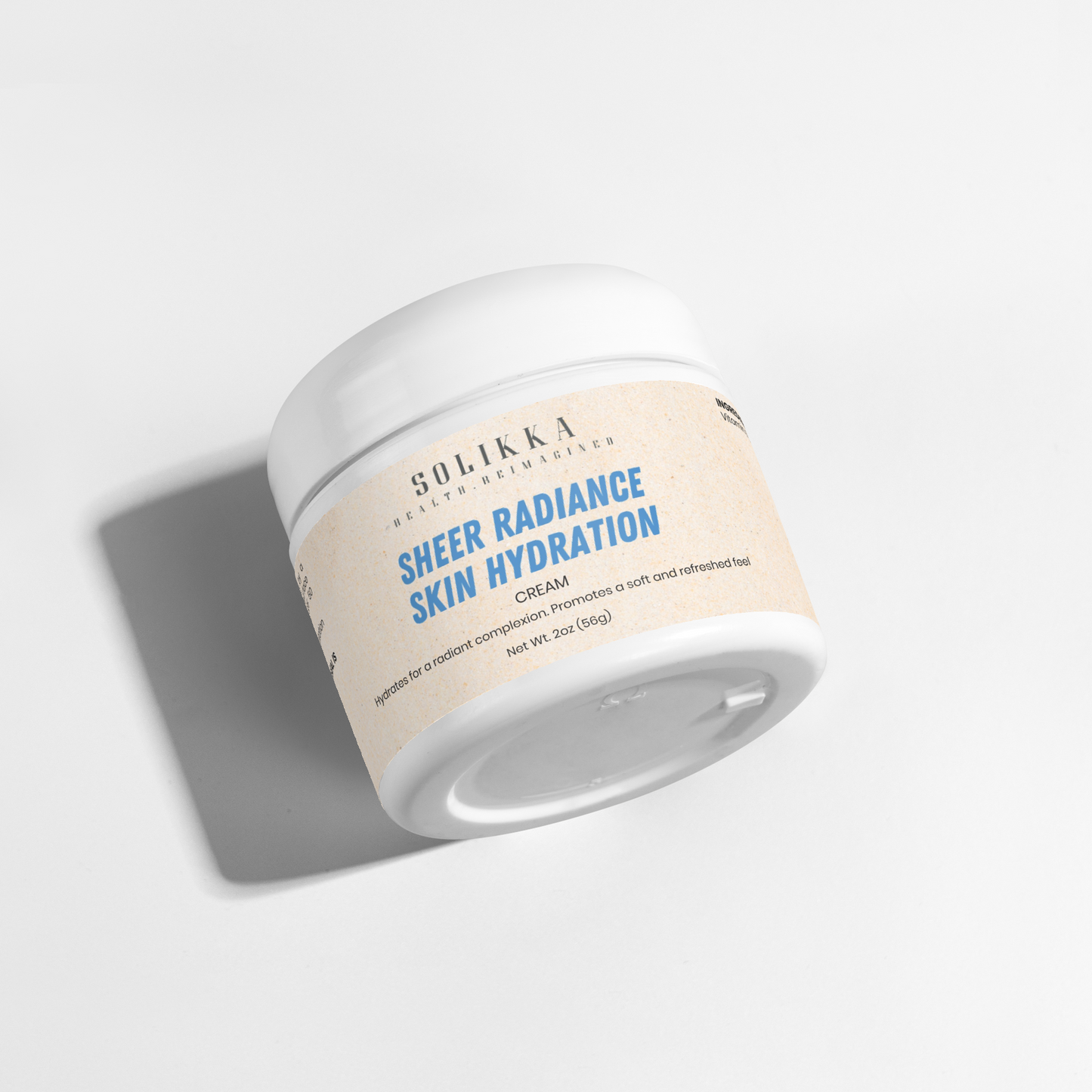 Sheer Radiance Skin Hydration Cream 2 Oz