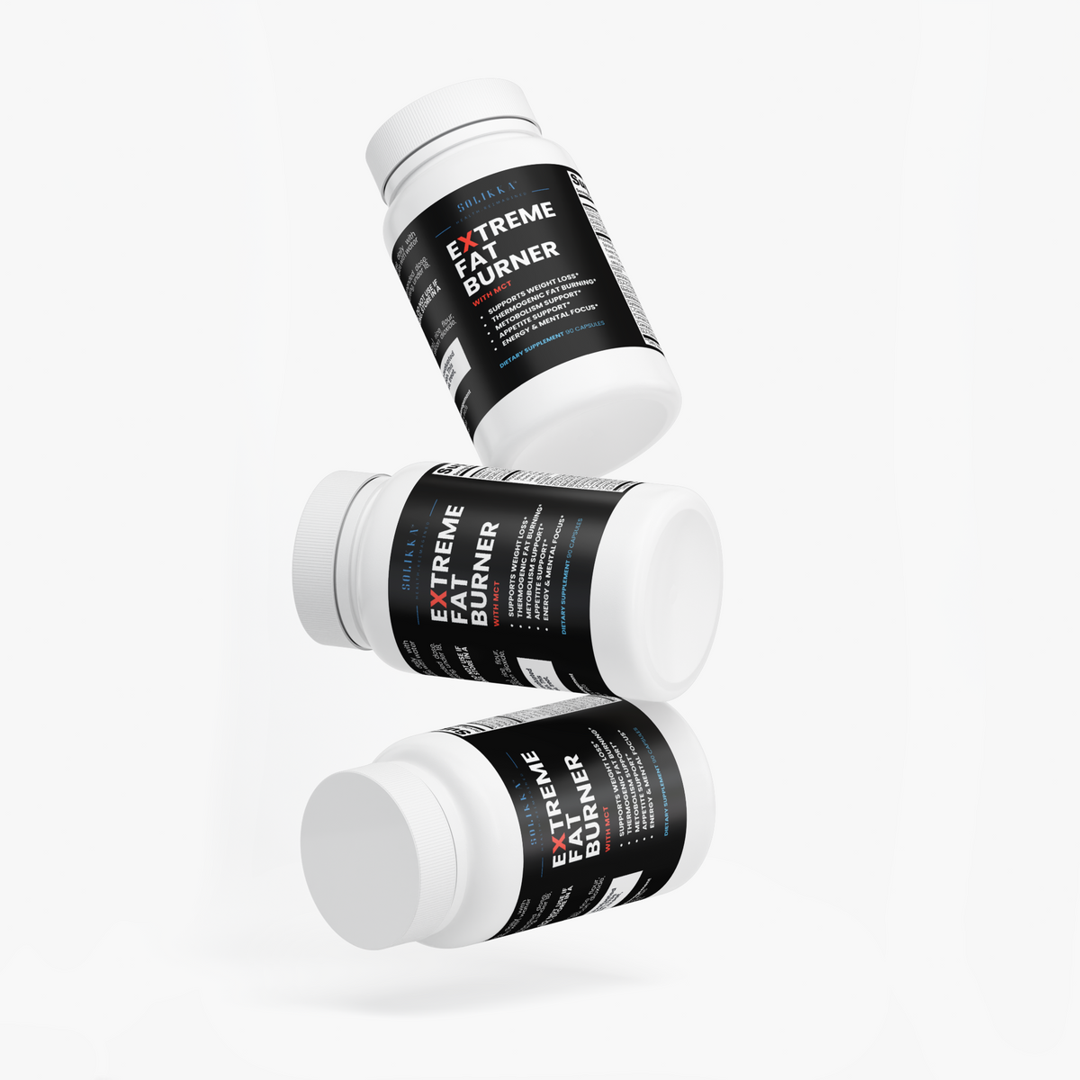 Solikka Extreme Fat Burner with MCT 88 Ct