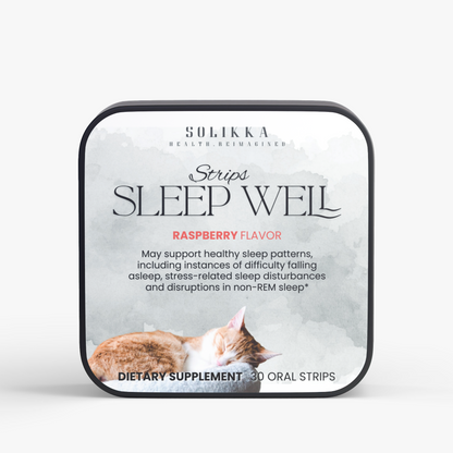 Solikka Sleep Well 30 Oral Strips (Raspberry Flavor)