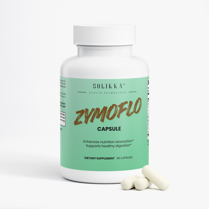 Solikka Digestive Enzyme Pro Blend with Maxzyme - 60 Caps