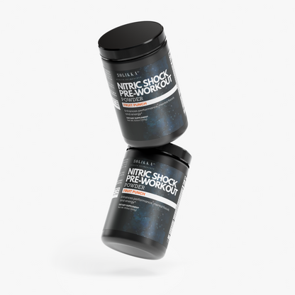 solikka Nitric Shock Pre-Workout Powder (Fruit Punch) 10.6 Oz