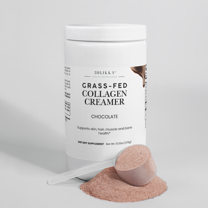 Solikka Grass-Fed Collagen Peptides Powder (Chocolate) 13.33 oz