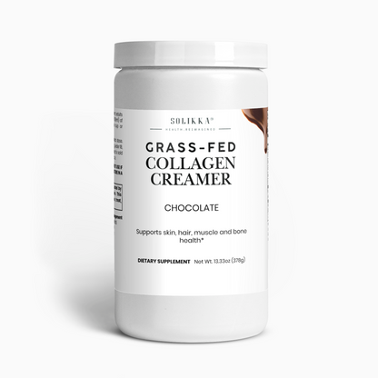 Solikka Grass-Fed Collagen Peptides Powder (Chocolate) 13.33 oz