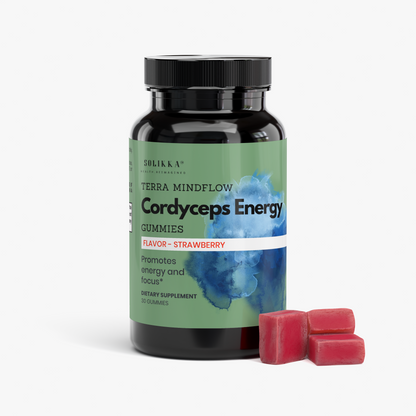 solikka Terra Mindflow Cordyceps Energy Gummies - 30 Ct