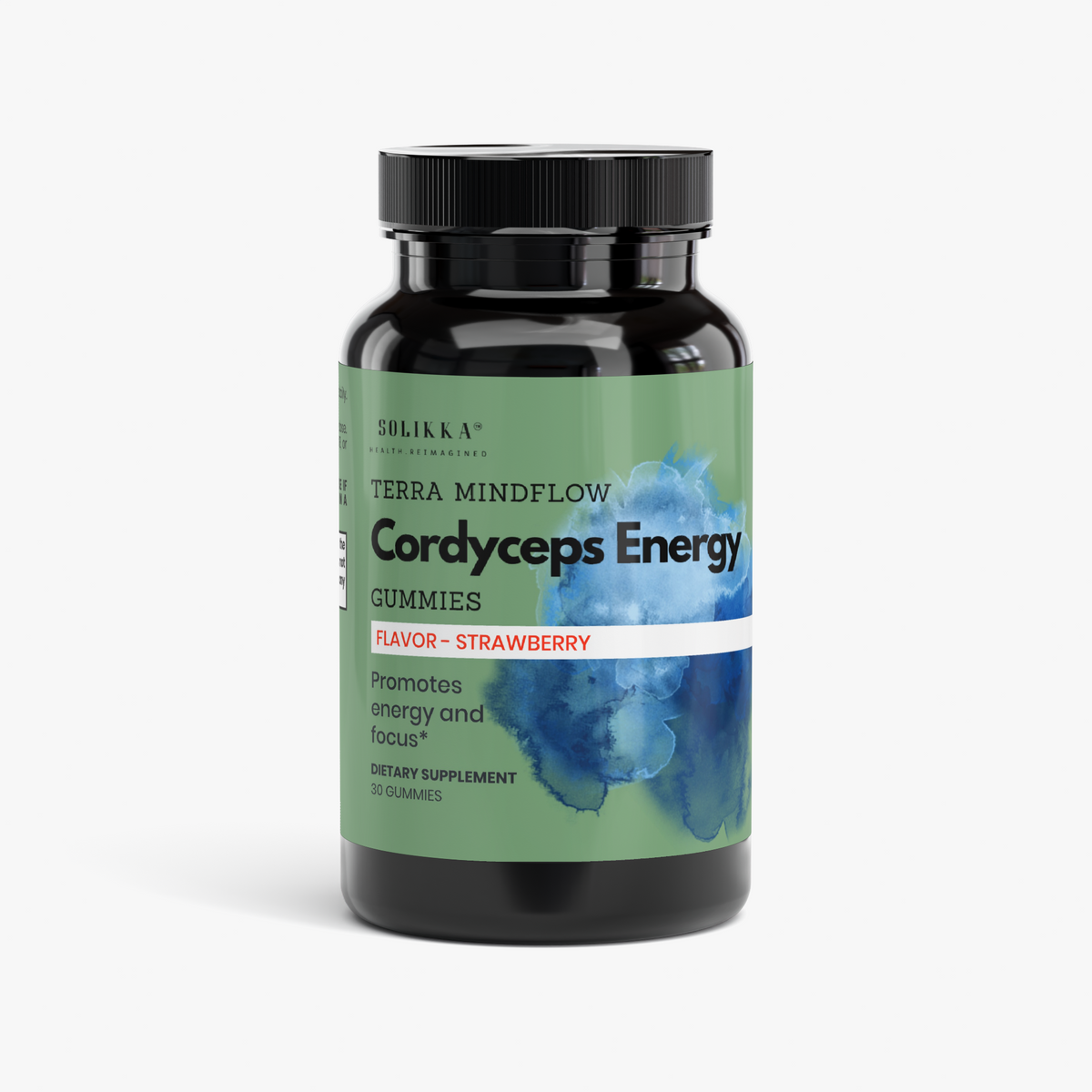 solikka Terra Mindflow Cordyceps Energy Gummies - 30 Ct