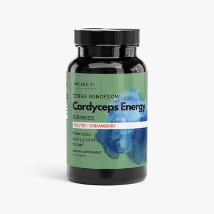 solikka Terra Mindflow Cordyceps Energy Gummies - 30 Ct