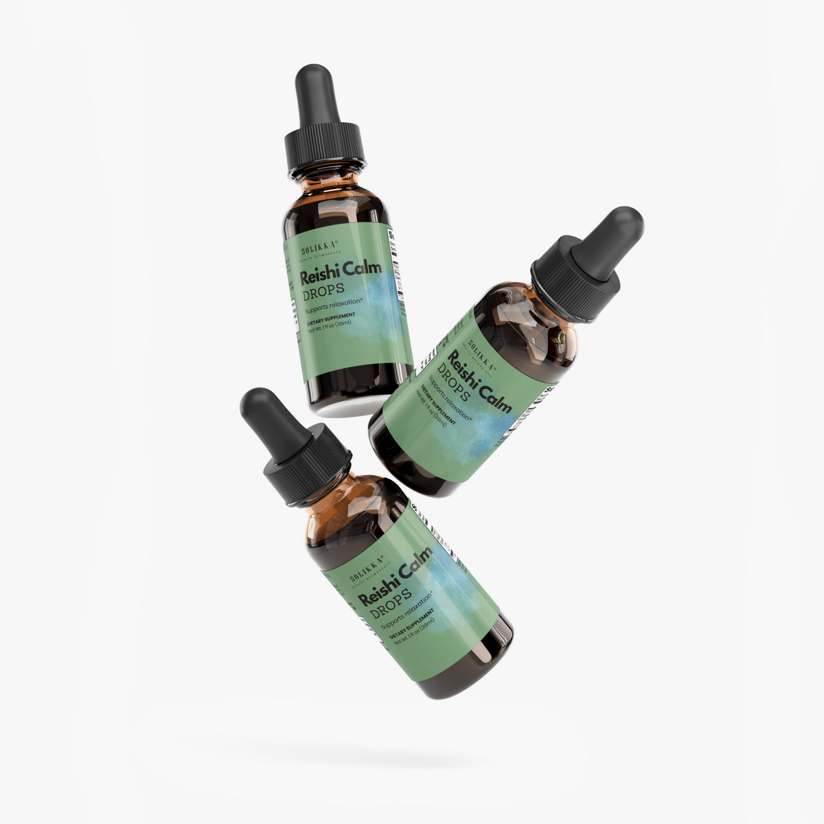 solikka Reishi Calm Drops 1 Fl Oz