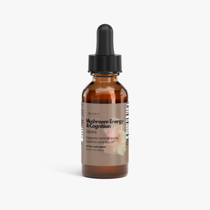 solikka Mushroom Energy & Cognition Drops 1 Fl OZ