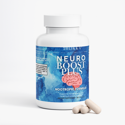 Solikka Neuro Boost Plus Brain & Focus Formula 60 Ct