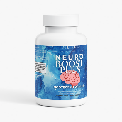 Solikka Neuro Boost Plus Brain & Focus Formula 60 Ct