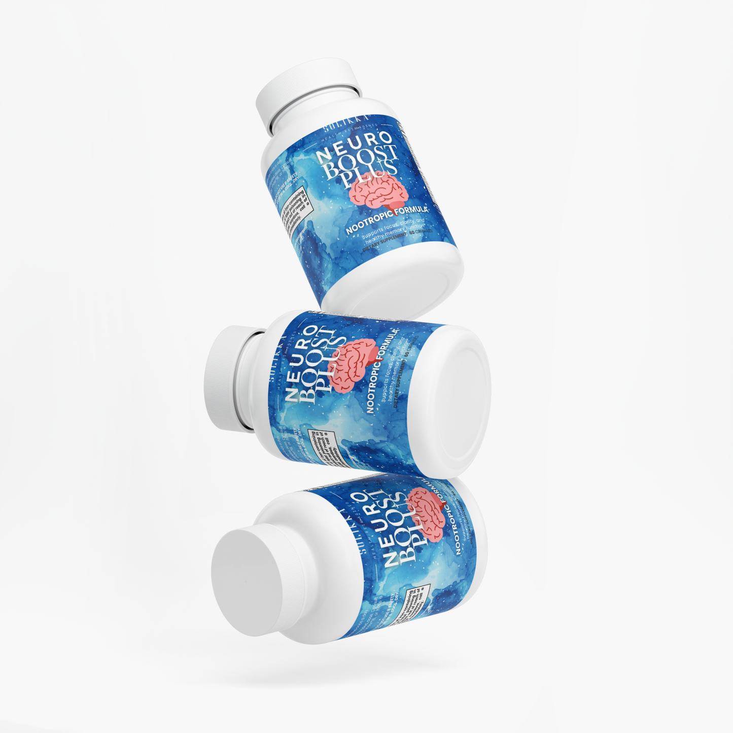 Solikka Neuro Boost Plus Brain & Focus Formula 60 Ct