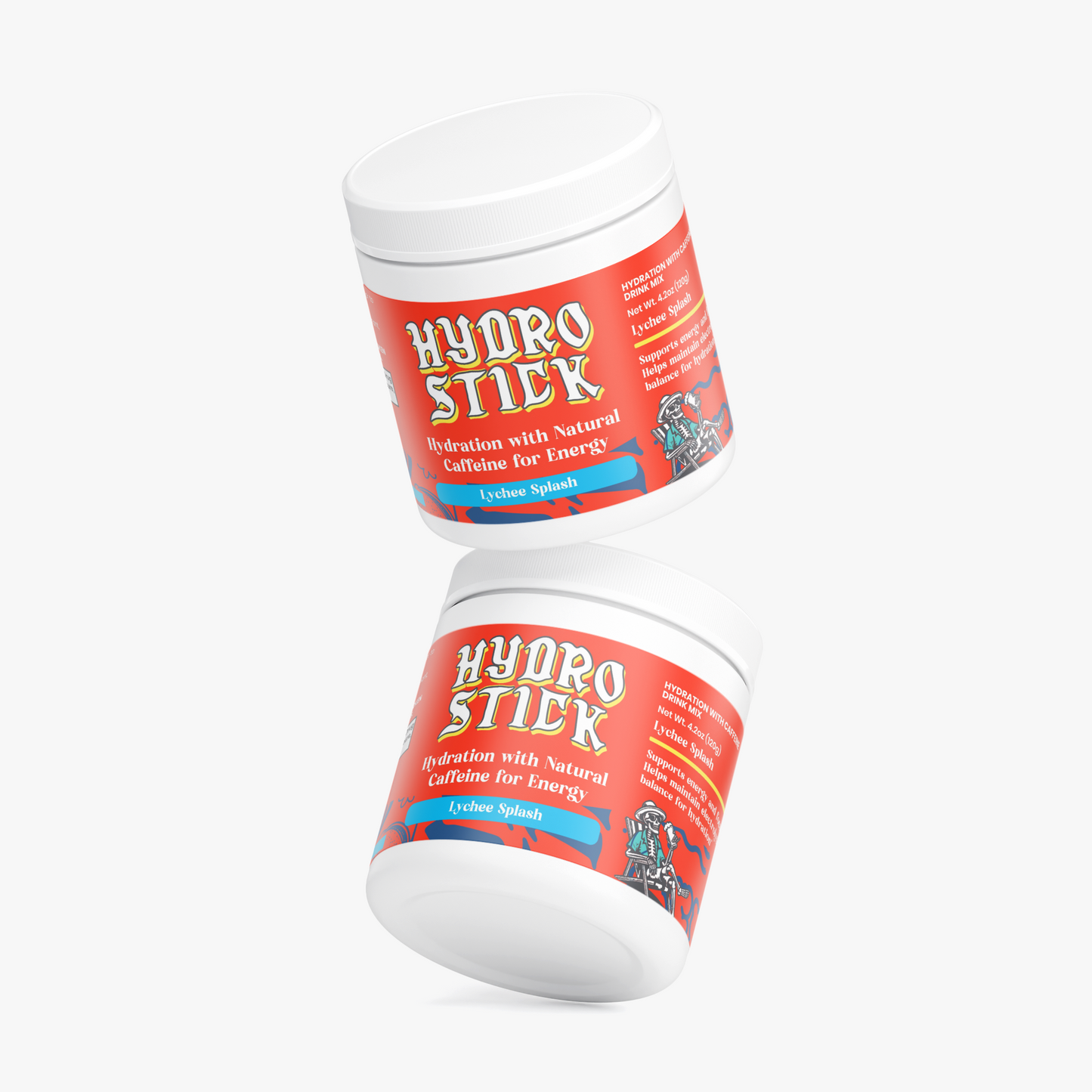 HydroStick Hydration w/ Natural Caffeine (Lychee Splash) 4.2 oz