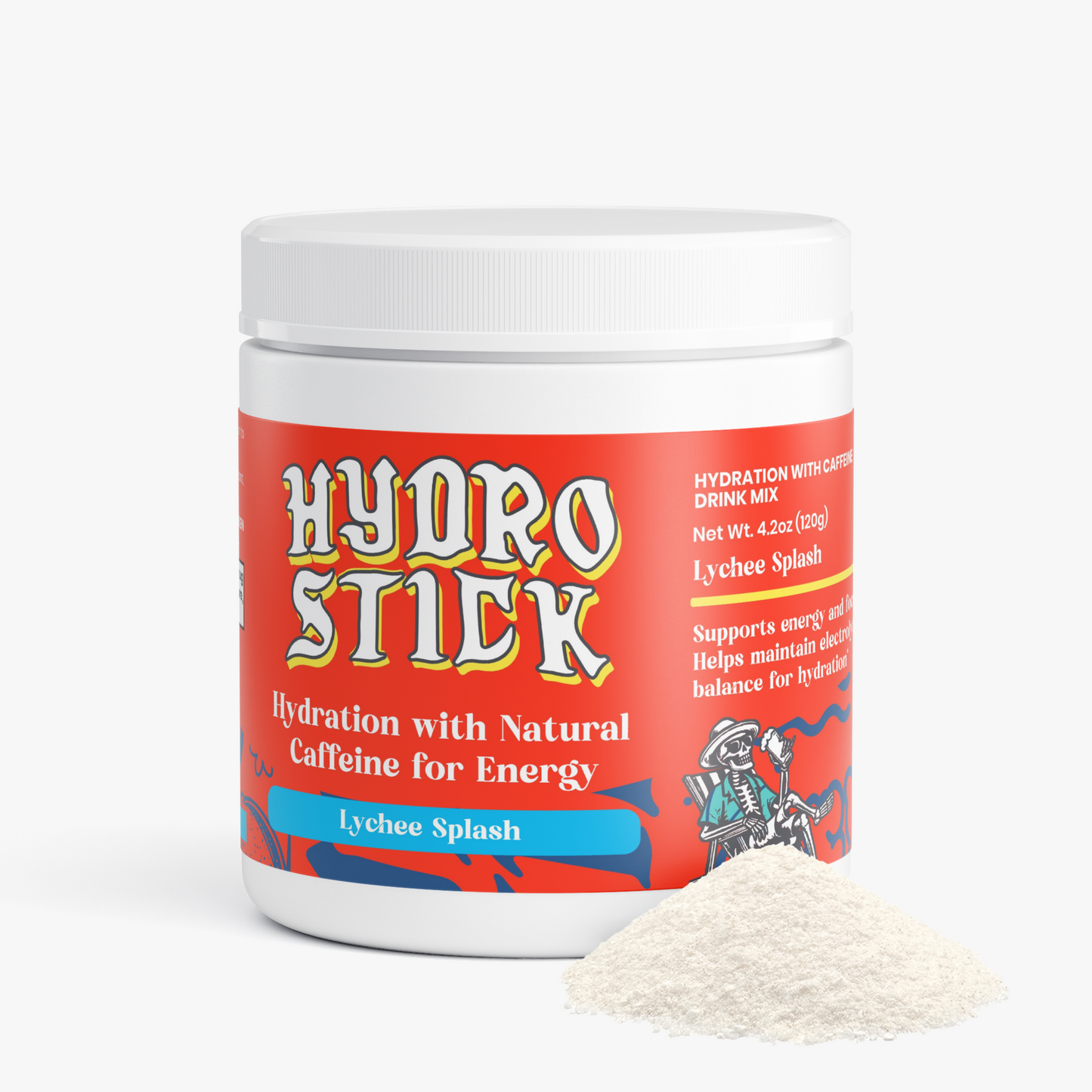 HydroStick Hydration w/ Natural Caffeine (Lychee Splash) 4.2 oz