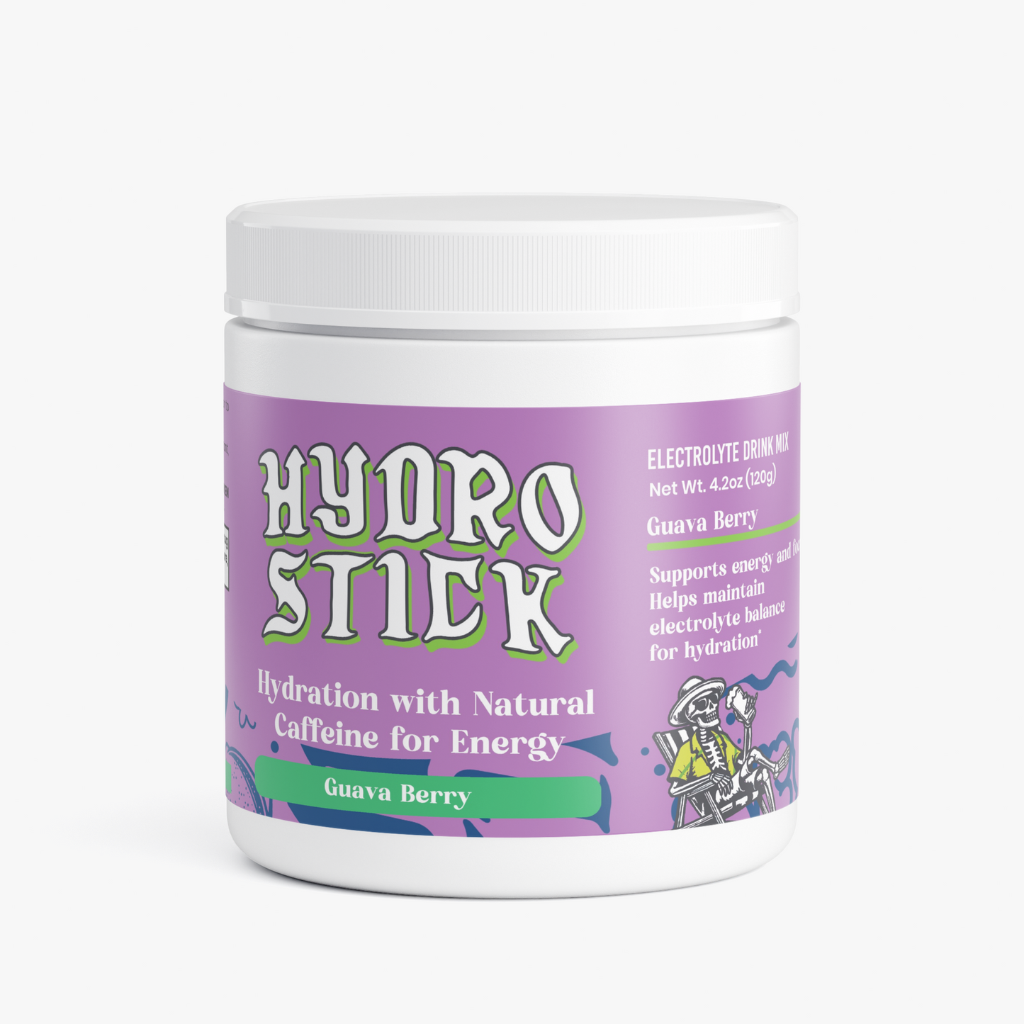 HydroStick Hydration w/ Natural Caffein (Guava Berry) 4.2 oz
