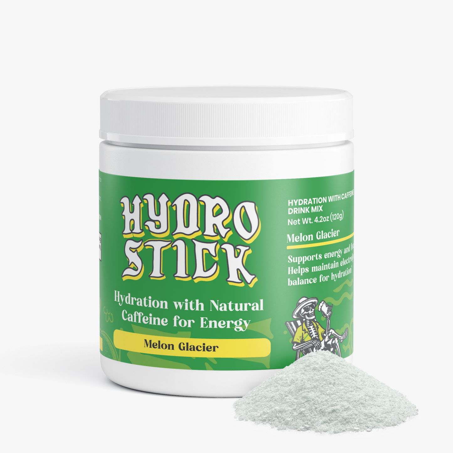 HydroStick Hydration w/ Natural Caffeine (Melon Glacier) 4.2 oz