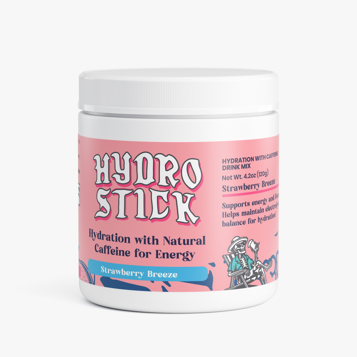 HydroStick Hydration w/ Natural Caffein (Strawberry Breeze) 4.2 oz