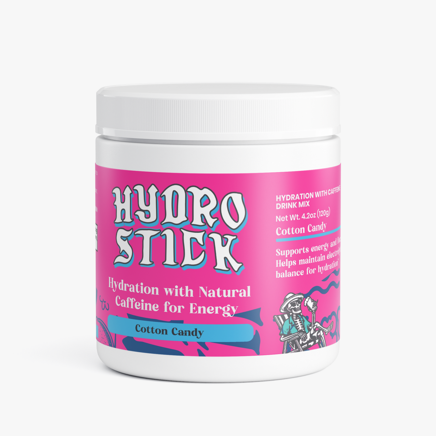 HydroStick Hydration w/ Natural Caffein (Cotton Candy) 4.2 oz
