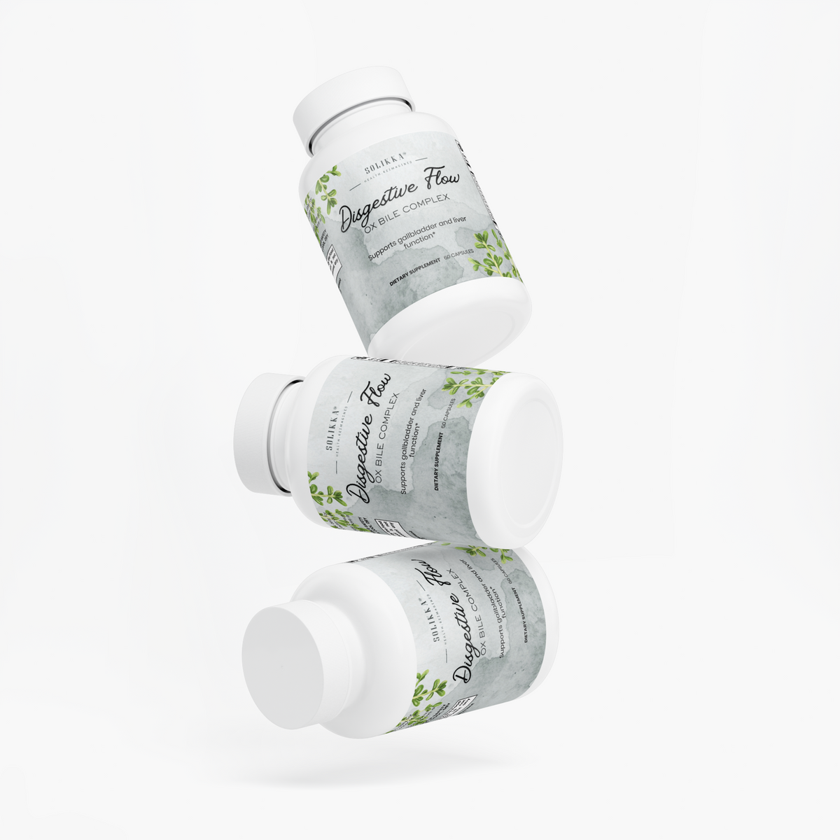 solikka Ox Bile Complex Capsules 60 Ct - 30 Servings