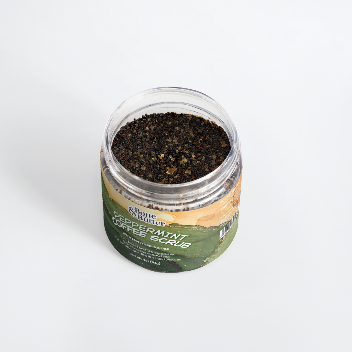 solikka Peppermint Coffee Scrub 4 oz